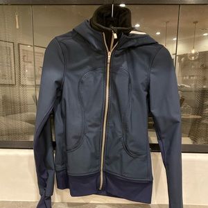 lululemon athletica Navy Blue Hooded Jacket
